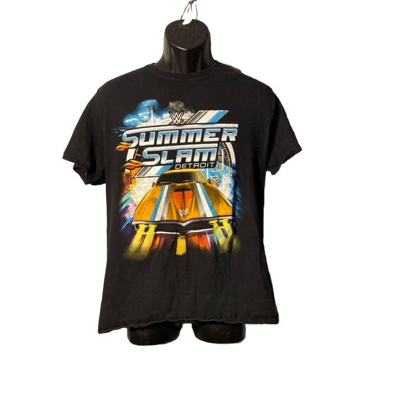 WWE SummerSlam 2022 Men's Detroit Merch Medium T-Shirt Wresting - Picture 2 of 6